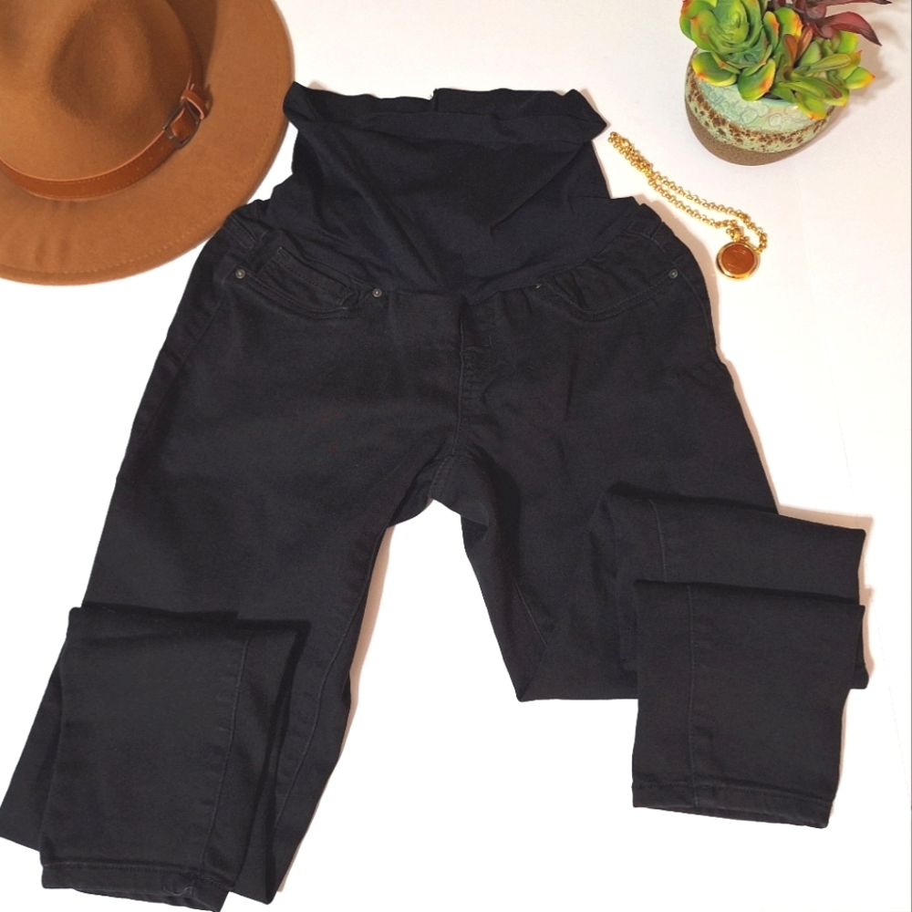 Bella Vida Maternity Black Stretch Skinny Maternity Pants